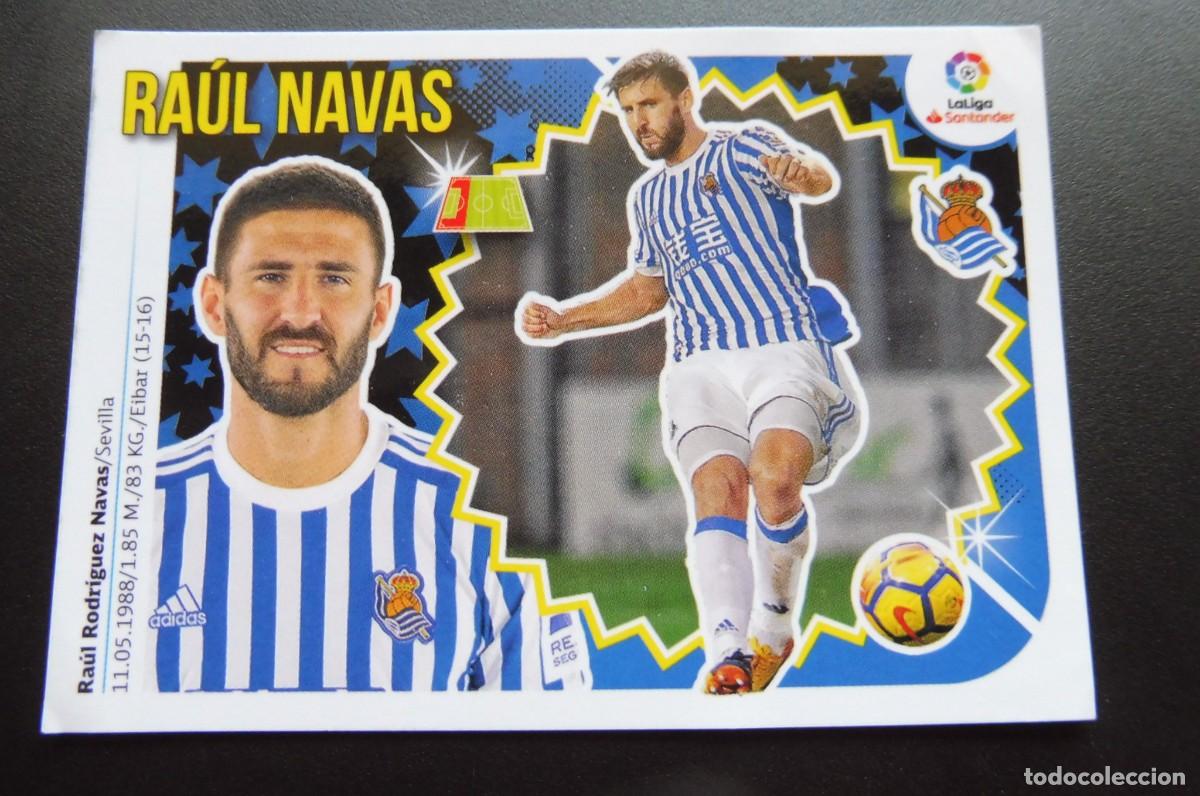 Figurine di Calcio: CROMO PANINI - LIGA SANTANDER 2018/19 ESTE - REAL SOCIEDAD N&Uacute;M 5 - RA&Uacute;L NAVAS