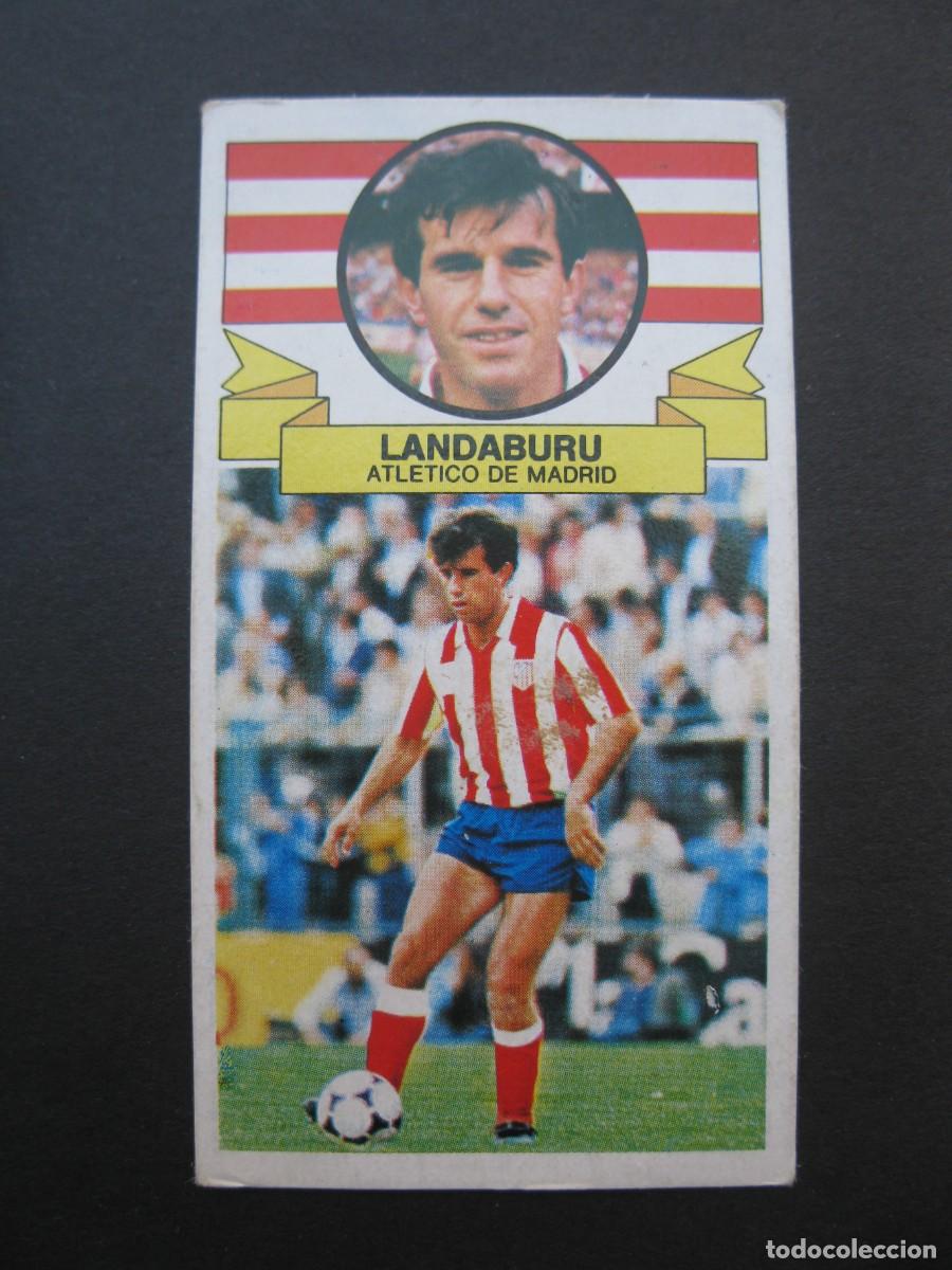 Cromos de F&uacute;tbol: LANDABURU (ATL&Eacute;TICO DE MADRID) - CAMPEONATO DE LIGA 85/86 - EDICIONES ESTE.