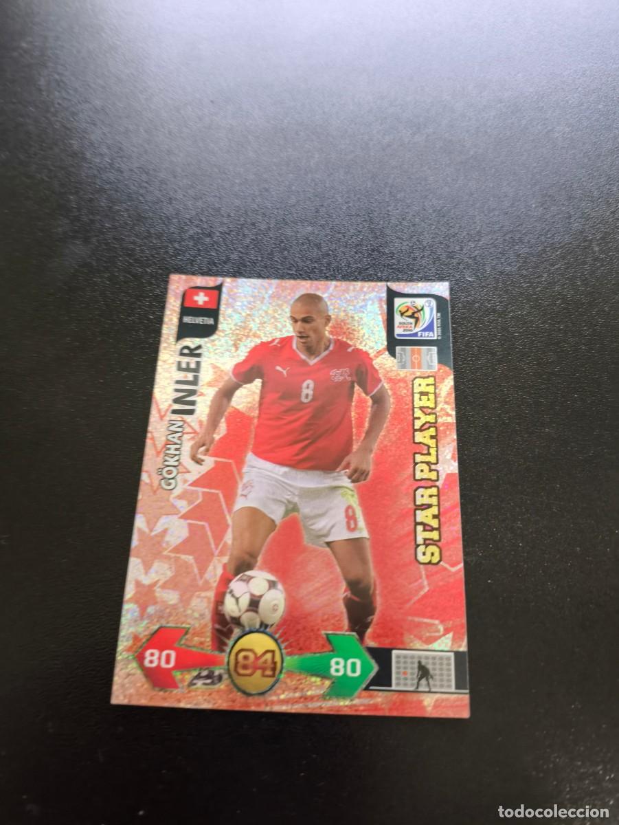 Cromos de F&uacute;tbol: G&ouml;khan Inler SUIZA HELVETIA STAR PLAYER ADRENALYN MUNDIAL SOUTH AFRICA 2010 WORLD CUP PANINI