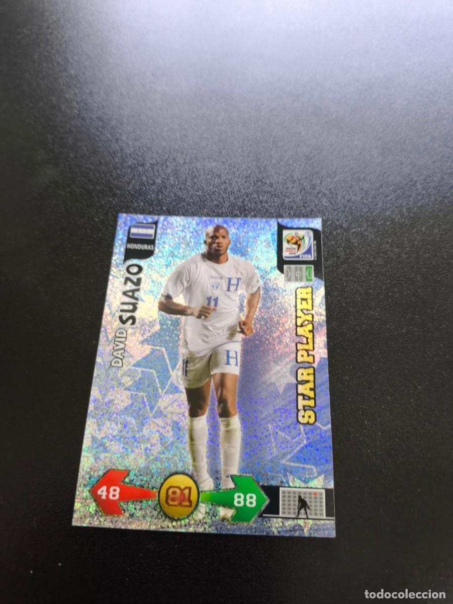Cromos de F&uacute;tbol: David Suazo HONDURAS STAR PLAYER ADRENALYN MUNDIAL SOUTH AFRICA 2010 WORLD CUP PANINI