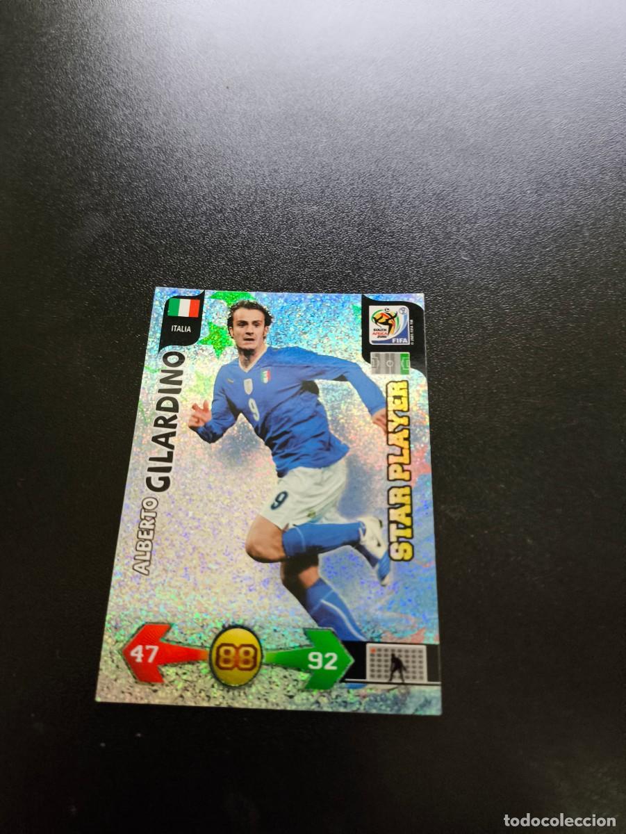 Fu&szlig;ball-Sticker: Alberto Gilardino ITALIA ITALY STAR PLAYER ADRENALYN MUNDIAL SOUTH AFRICA 2010 WORLD CUP PANINI