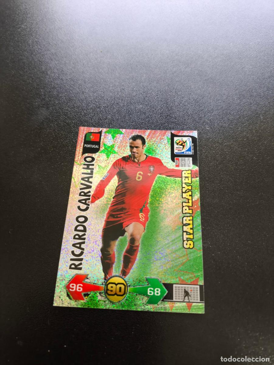 Figurine di Calcio: Ricardo Carvalho PORTUGAL STAR PLAYER ADRENALYN MUNDIAL SOUTH AFRICA 2010 WORLD CUP PANINI