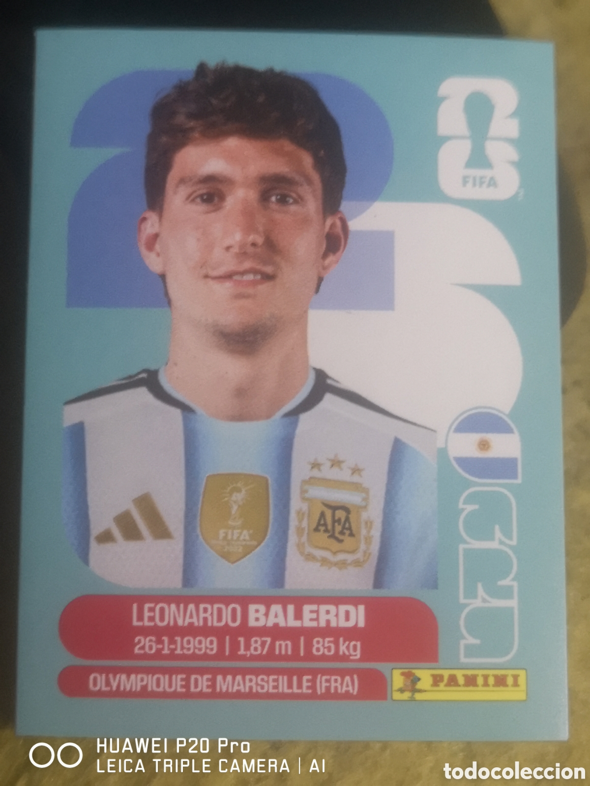 Figurine di Calcio: FIFA WORLD CUP MUNDIAL 2026 LEONARDO BALERDI - ARG 7