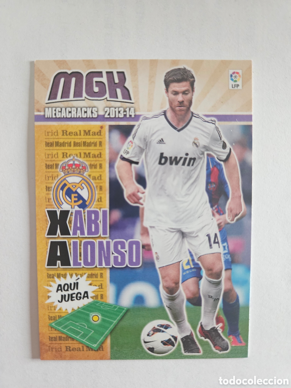 Cromos de f&uacute;tbol: MGK 208 XABI ALONSO REAL MADRID CROMOS ALBUM MEGACRACKS LIGA FUTBOL 2013 2014 13 14