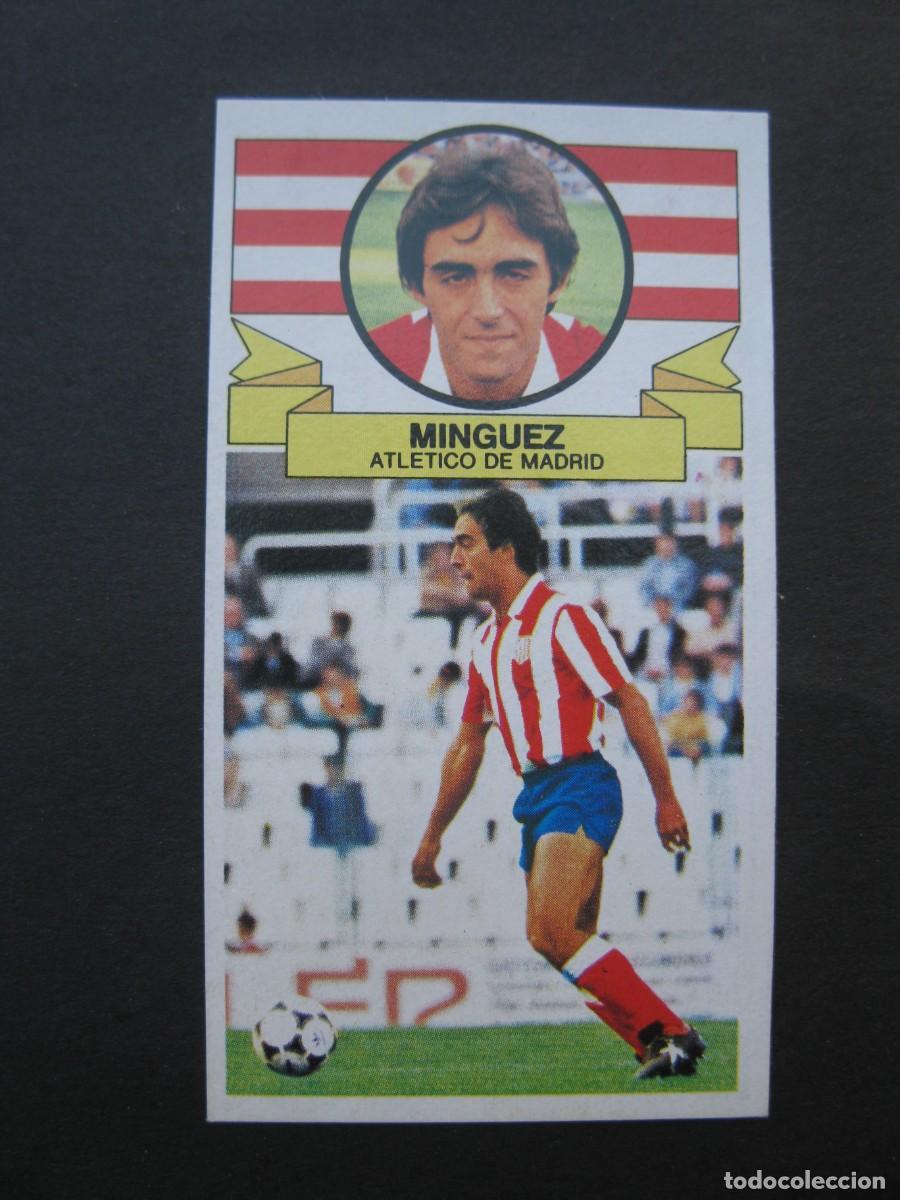 Fu&szlig;ball-Sticker: MINGUEZ (ATL&Eacute;TICO DE MADRID) - CAMPEONATO DE LIGA 85/86 - EDICIONES ESTE.