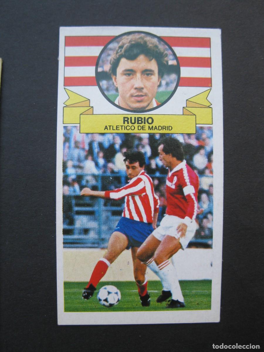 Figurine di Calcio: RUBIO (ATL&Eacute;TICO DE MADRID) - CAMPEONATO DE LIGA 85/86 - EDICIONES ESTE.