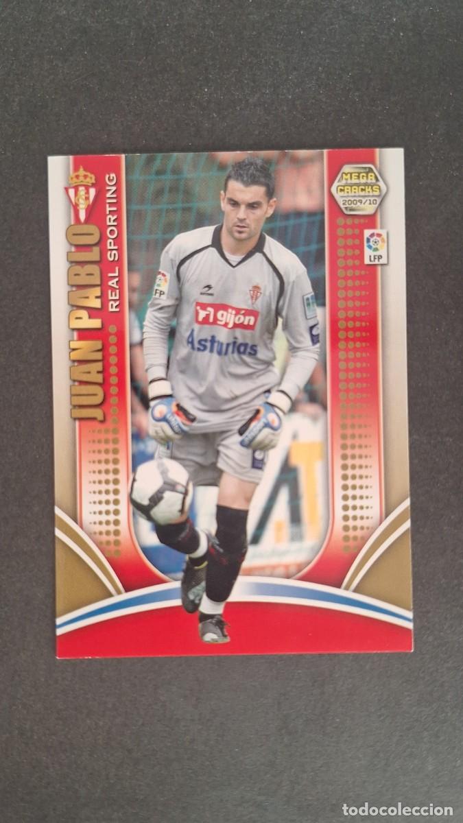 Fu&szlig;ball-Sticker: L1 JUAN PABLO SPORTING DE GIJON 385 PANINI MEGACRACKS 2009 2010 09 10