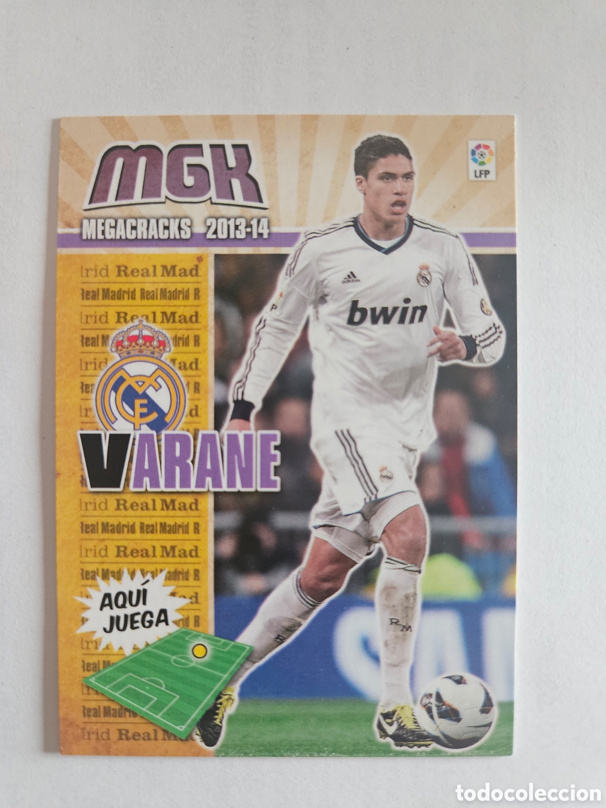 Cartes &agrave; collectionner de Football: MGK 204 VARANE REAL MADRID CROMOS ALBUM MEGACRACKS LIGA FUTBOL 2013 2014 13 14