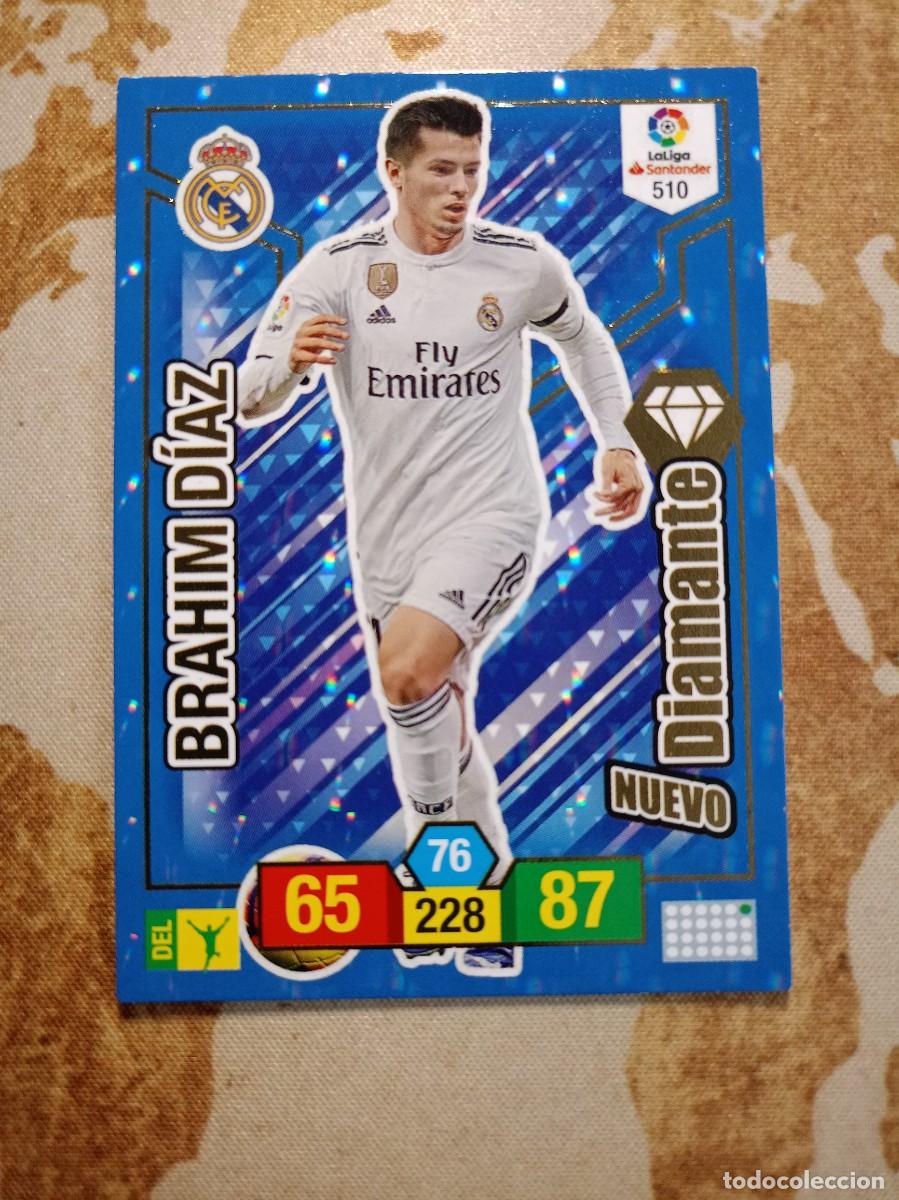 Fu&szlig;ball-Sticker: Diamante 510 BRAHIM D&Iacute;AZ Adrenalyn 2018-19