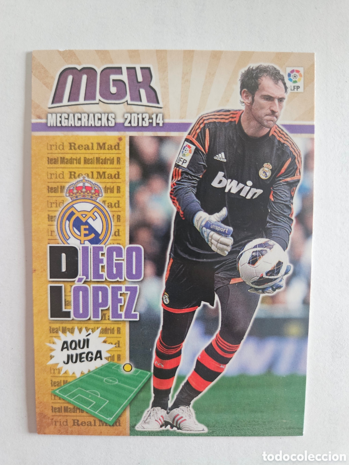 Cromos de F&uacute;tbol: MGK 201 DIEGO LOPEZ REAL MADRID CROMOS ALBUM MEGACRACKS LIGA FUTBOL 2013 2014 13 14