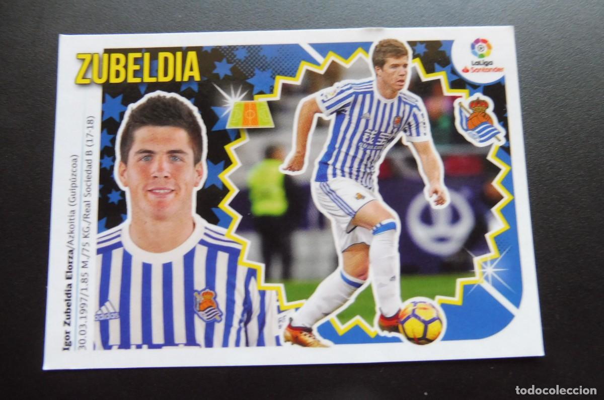 Cromos de Futebol: CROMO PANINI - LIGA SANTANDER 2018/19 ESTE - REAL SOCIEDAD N&Uacute;M 10 - ZUBELDIA