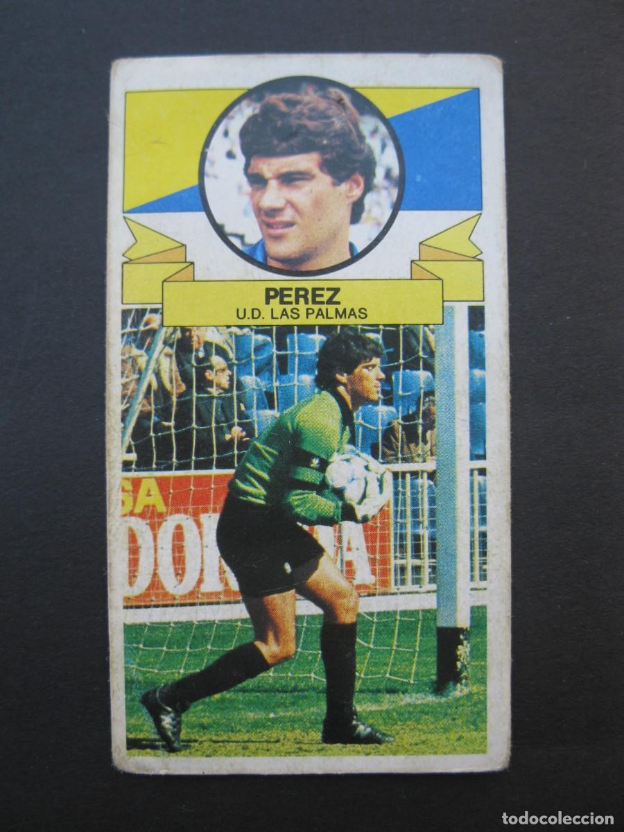 Cromos de Futebol: PEREZ (U.D. LAS PALMAS) - CAMPEONATO DE LIGA 85/86 - EDICIONES ESTE.
