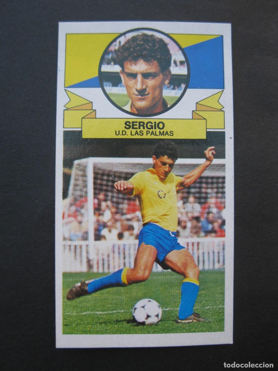 Cromos de Futebol: SERGIO (U.D. LAS PALMAS) - CAMPEONATO DE LIGA 85/86 - EDICIONES ESTE.