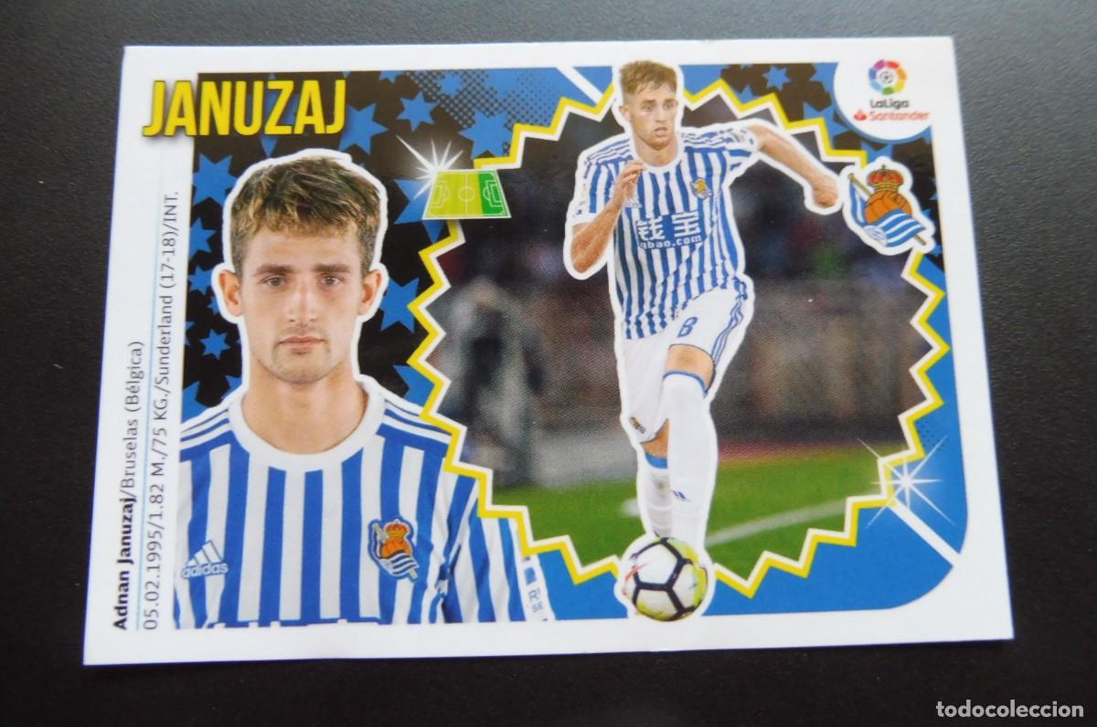 Figurine di Calcio: CROMO PANINI - LIGA SANTANDER 2018/19 ESTE - REAL SOCIEDAD N&Uacute;M 14 - JANUZAJ