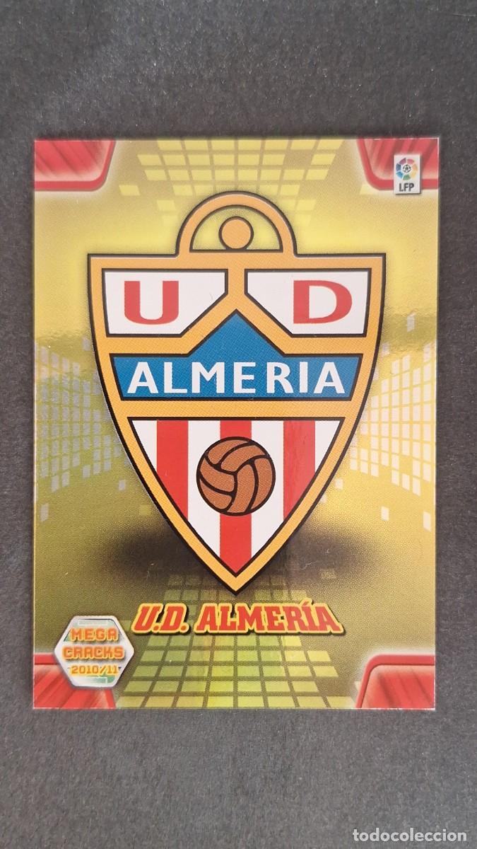 Football Stickers: L1 ESCUDO U. D. ALMERIA 1 PANINI MEGACRACKS 2010 2011 10 11