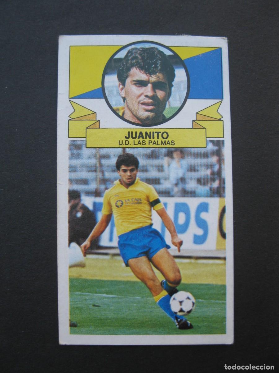 Fu&szlig;ball-Sticker: JUANITO (U.D. LAS PALMAS) - CAMPEONATO DE LIGA 85/86 - EDICIONES ESTE.