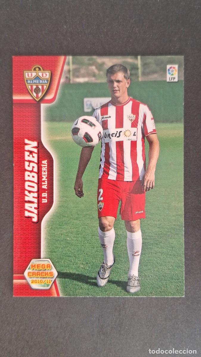 Cromos de F&uacute;tbol: L1 JAKOBSEN U. D. ALMERIA 4 PANINI MEGACRACKS 2010 2011 10 11