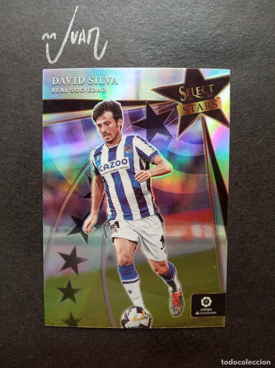 Cromos de F&uacute;tbol: N&ordm; 20 STARS PRIZM DAVID SILVA REAL SOCIEDAD ESPA&Ntilde;A ⚽ PANINI &reg; SELECT LIGA 2022 2023 22 23 NUEVO