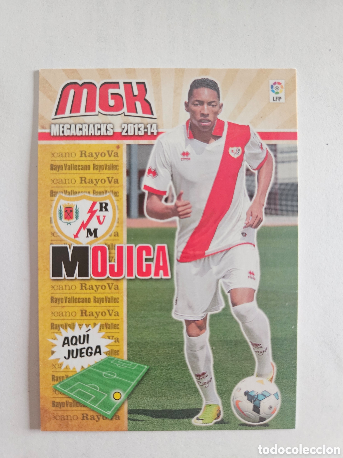 Cromos de F&uacute;tbol: MOJICA 263 (RAYO VALLECANO) PANINI MEGACRACKS 2013-2014 13 14 CROMO CARTA