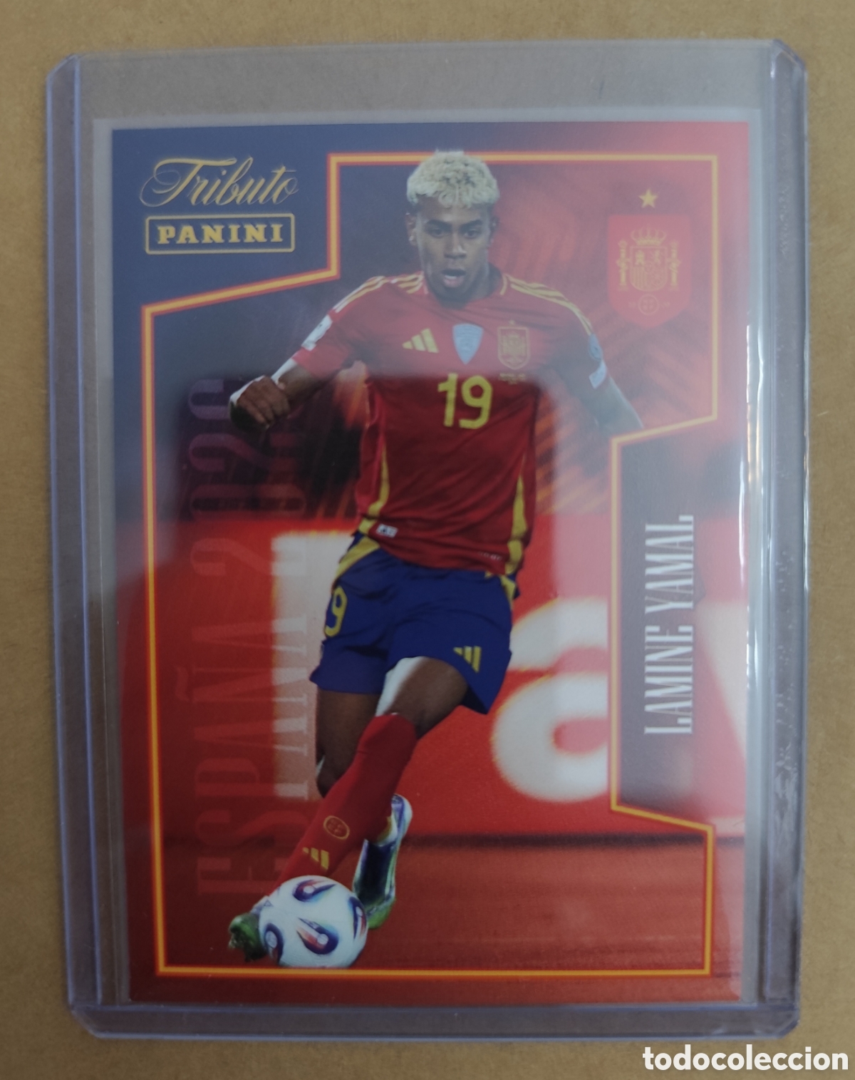 Cromos de F&uacute;tbol: LAMINE YAMAL SELECCI&Oacute;N ESPA&Ntilde;OLA 2010 2026 PANINI TRIBUTO