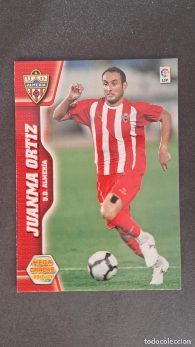 Cromos de F&uacute;tbol: L1 JUANMA ORTIZ U. D. ALMERIA 8 PANINI MEGACRACKS 2010 2011 10 11