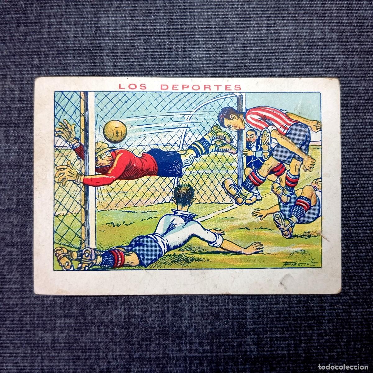 Cromos de F&uacute;tbol: ⚜️ &Ntilde;09X01. Cromo Futbol Num 27 Los Deportes Chocolates Amatller Barcelona A&ntilde;os 20 Tarjeta Coleccion