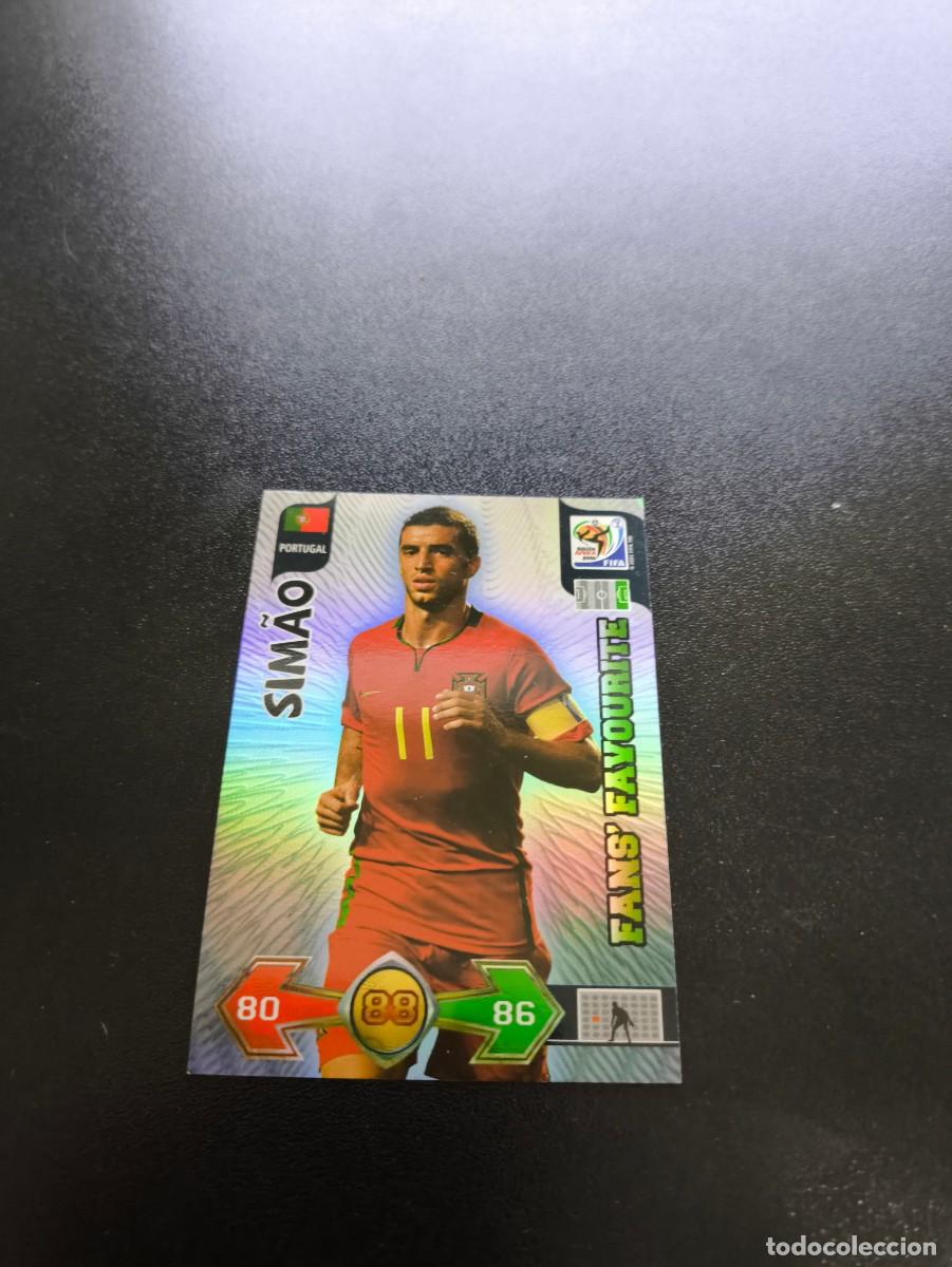 Cromos de F&uacute;tbol: Sim&atilde;o PORTUGAL FANS FAVOURITE ADRENALYN MUNDIAL SOUTH AFRICA 2010 WORLD CUP PANINI