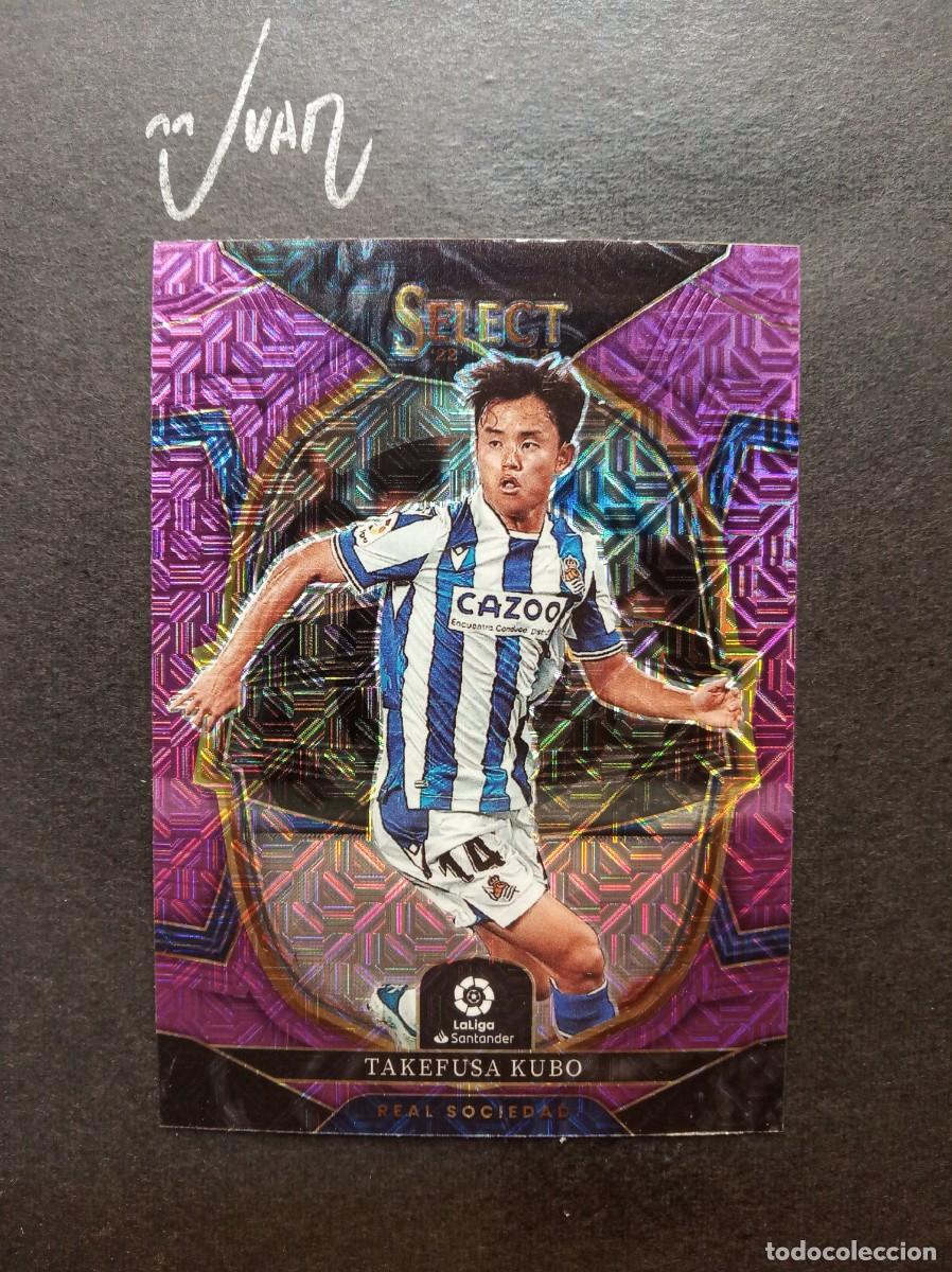 Cromos de F&uacute;tbol: N&ordm; 79 PURPLE MOJO PRIZM KUBO REAL SOCIEDAD JAPON JAPAN ⚽ PANINI &reg; SELECT LIGA 2022 2023 22 23 NUEVO