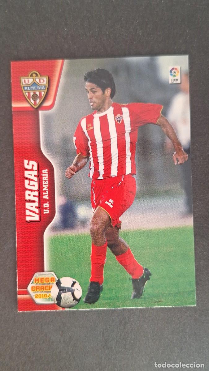 Cromos de F&uacute;tbol: L1 VARGAS U. D. ALMERIA 12 PANINI MEGACRACKS 2010 2011 10 11