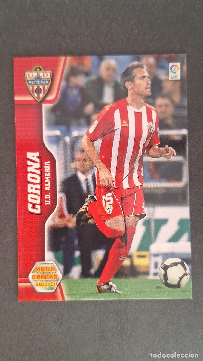 Cromos de F&uacute;tbol: L1 CORONA U. D. ALMERIA 13 PANINI MEGACRACKS 2010 2011 10 11