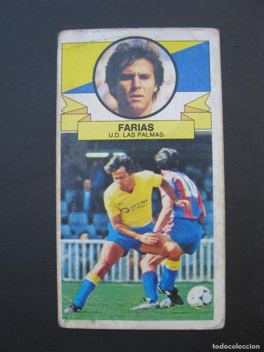 Cromos de F&uacute;tbol: FARIAS (U.D. LAS PALMAS) - CAMPEONATO DE LIGA 85/86 - EDICIONES ESTE.