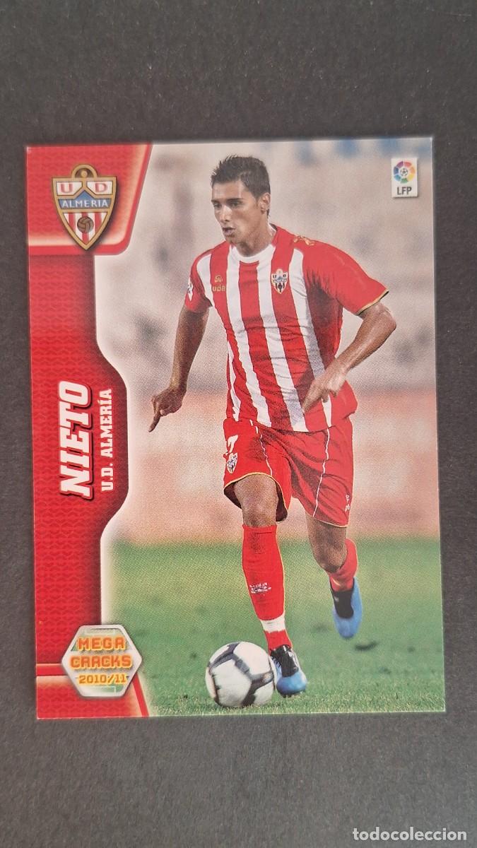 Cromos de F&uacute;tbol: L1 NIETO U. D. ALMERIA 14 PANINI MEGACRACKS 2010 2011 10 11