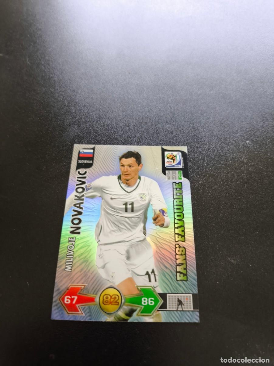 Cromos de F&uacute;tbol: Milivoje Novakovic ESLOVENIA FANS FAVOURITE ADRENALYN MUNDIAL SOUTH AFRICA 2010 WORLD CUP PANINI