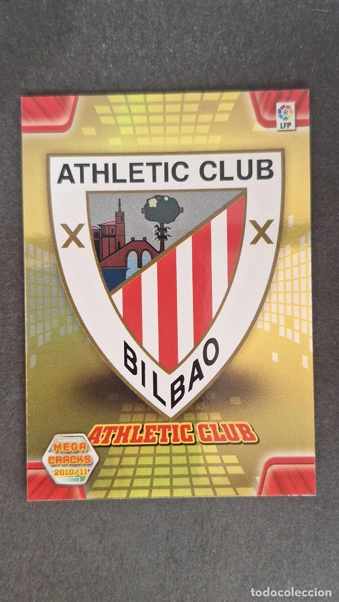 Cromos de F&uacute;tbol: L1 ESCUDO ATHLETIC CLUB DE BILBAO 19 PANINI MEGACRACKS 2010 2011 10 11