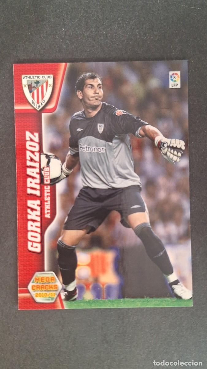 Cromos de F&uacute;tbol: L1 GORKA IRAIZOZ ATHLETIC CLUB DE BILBAO 20 PANINI MEGACRACKS 2010 2011 10 11