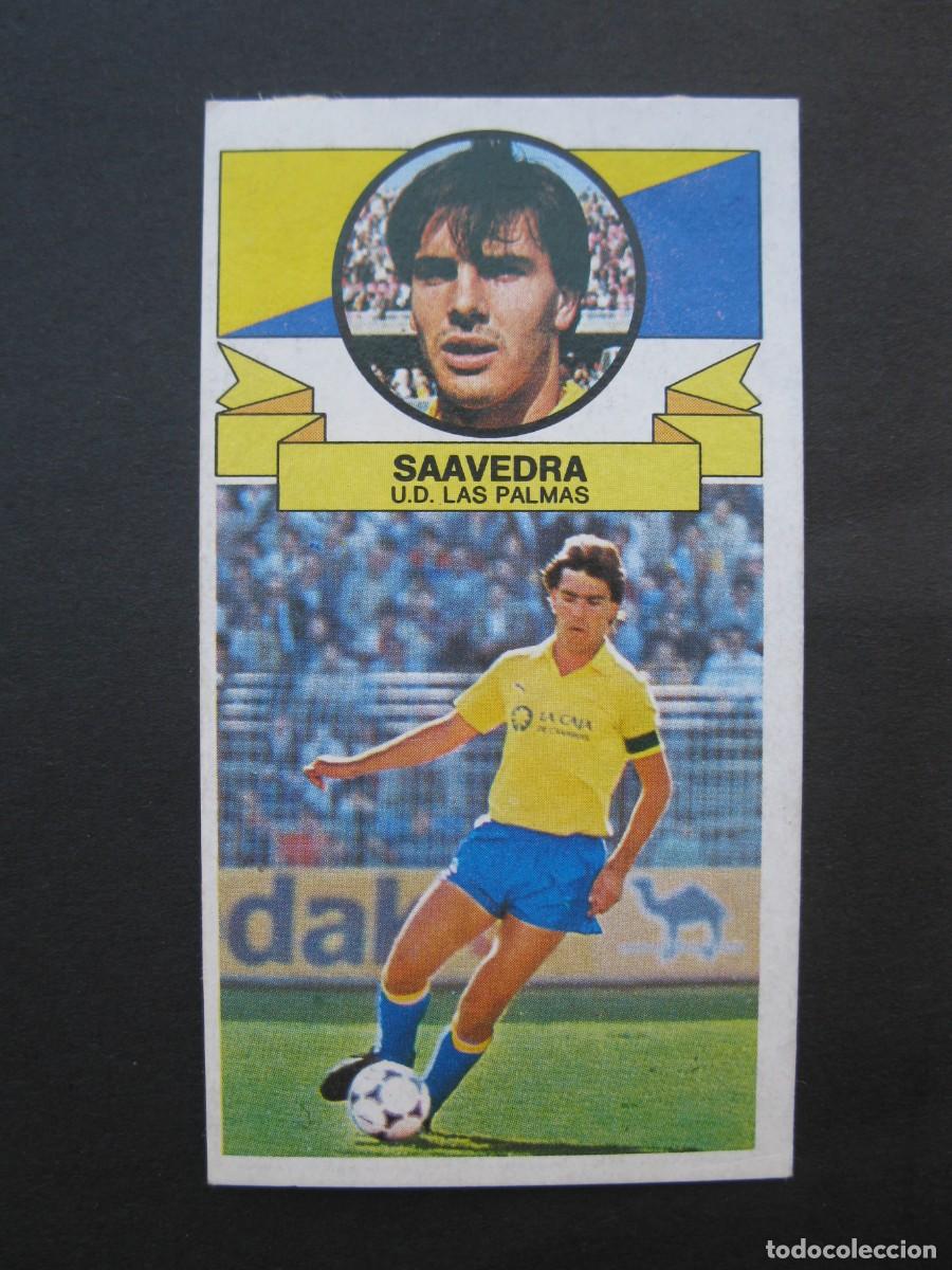 Cromos de F&uacute;tbol: SAAVEDRA (U.D. LAS PALMAS) - CAMPEONATO DE LIGA 85/86 - EDICIONES ESTE.