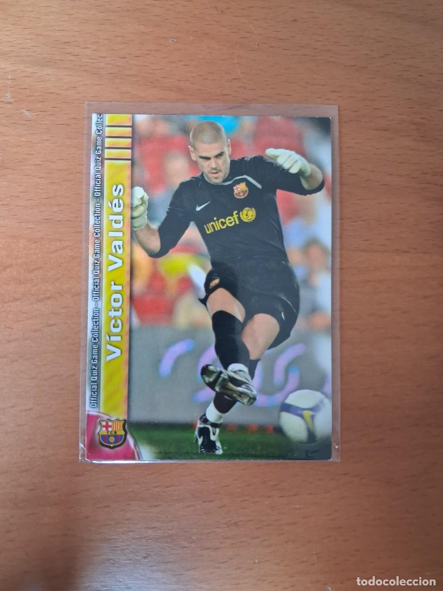 Cromos de Futebol: Mundicromo Official Quiz Game Collection 2009 2010 FC Barcelona 4 Victor Valdes