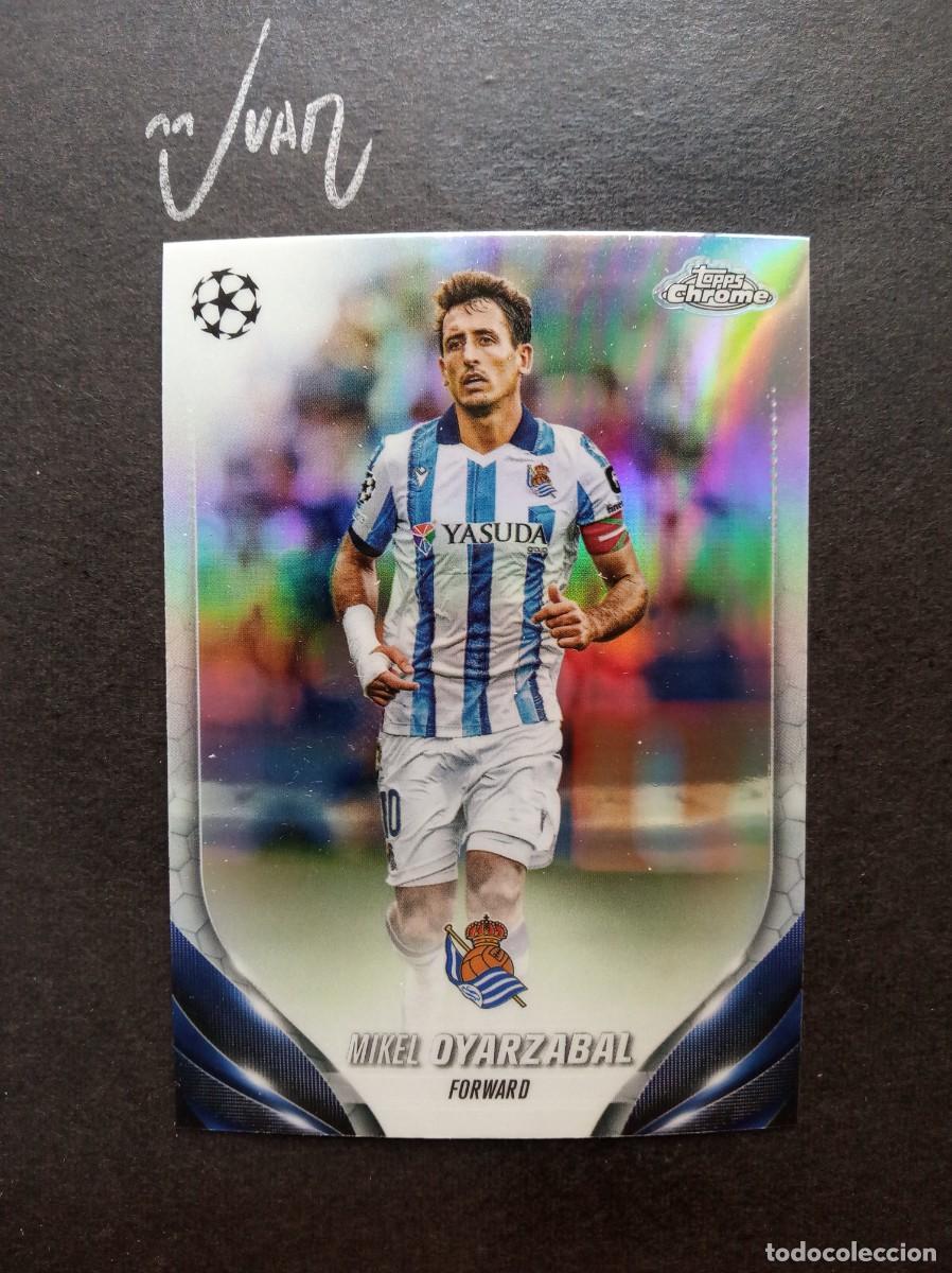 Cromos de Futebol: 94 REFRACTOR OYARZABAL REAL SOCIEDAD ESPA&Ntilde;A 2026 MUNDIAL ⚽ TOPPS &reg; CHROME UCC UEFA 2023 2024 23 24