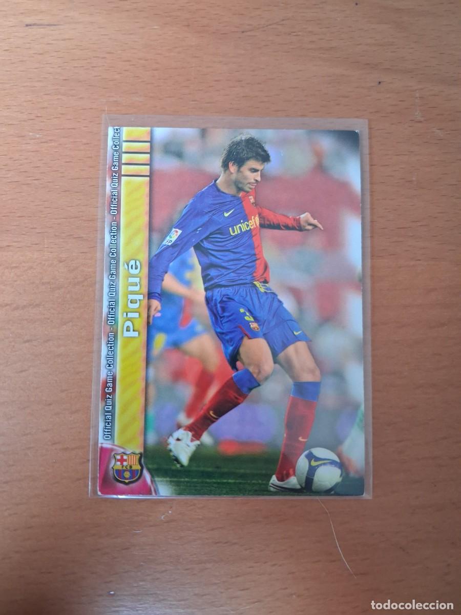Cromos de Futebol: Mundicromo Official Quiz Game Collection 2009 2010 FC Barcelona 10 Piqu&eacute;