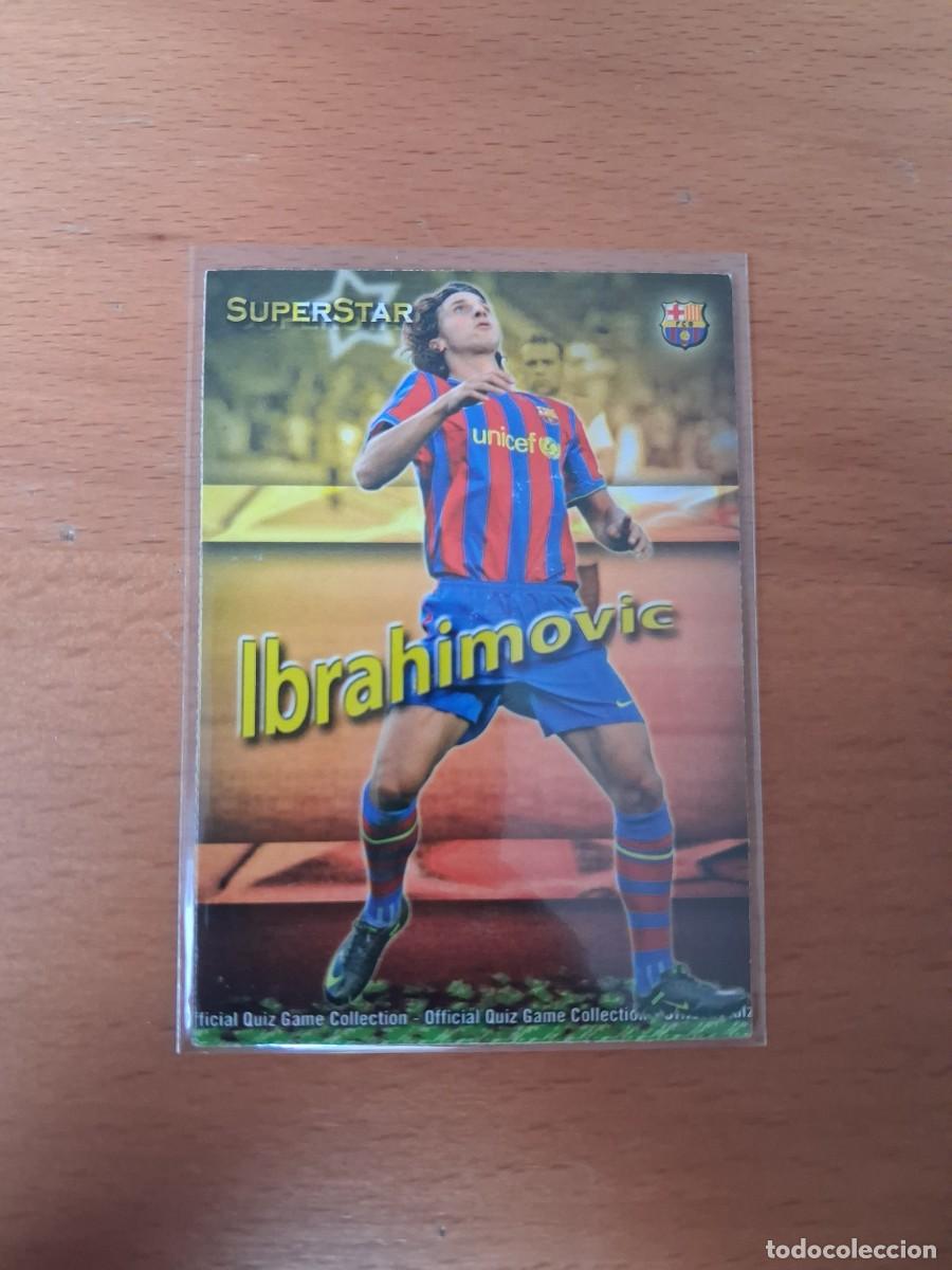 Figurine di Calcio: Mundicromo Official Quiz Game Collection 2009 2010 FC Barcelona Superstar 26 Ibrahimovic
