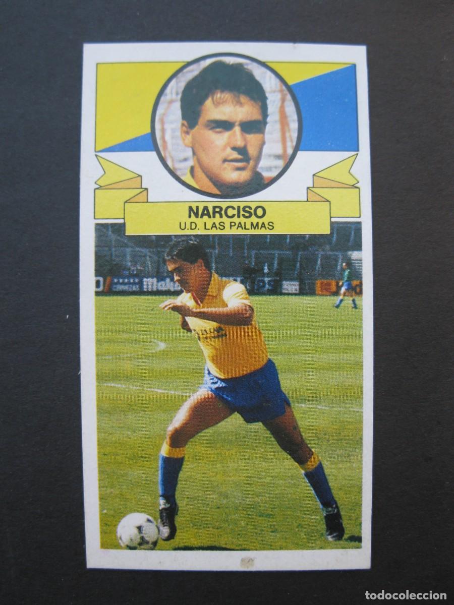 Figurine di Calcio: NARCISO (U.D. LAS PALMAS) - CAMPEONATO DE LIGA 85/86 - EDICIONES ESTE.