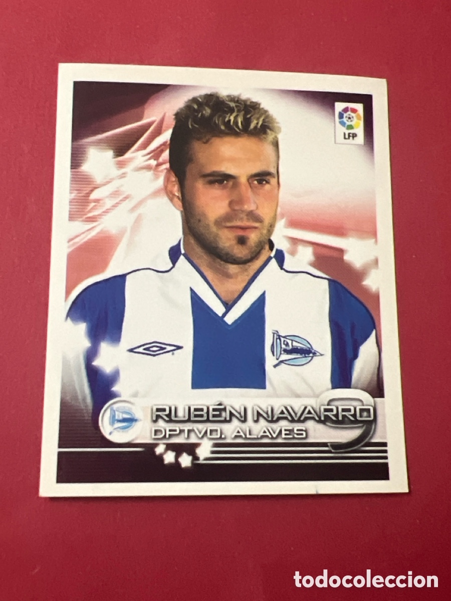 Figurine di Calcio: C2160. CROMO SUPERLIGA DE ESTRELLAS 2002 2003 02 03 PANINI N 64 RUBEN NAVARRO ALAVES SIN PEGAR
