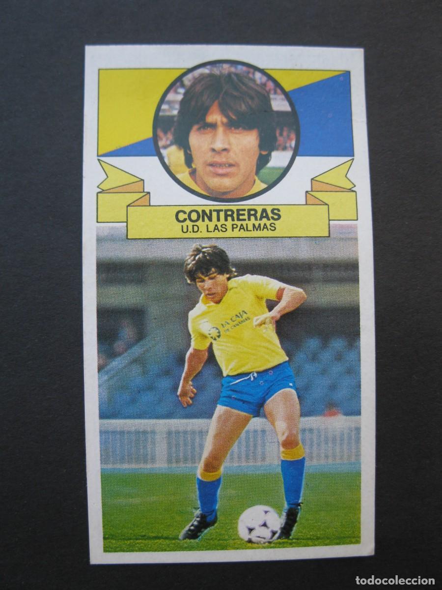 Figurine di Calcio: CONTRERAS (U.D. LAS PALMAS) - CAMPEONATO DE LIGA 85/86 - EDICIONES ESTE.