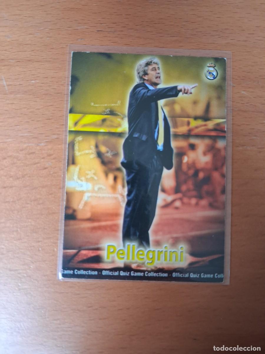 Cromos de f&uacute;tbol: Mundicromo Official Quiz Game Collection 2009 2010 Real Madrid 30 Entrenador Pellegrini