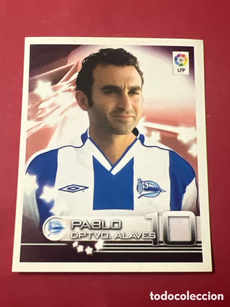 Cartes &agrave; collectionner de Football: C2172. CROMO SUPERLIGA DE ESTRELLAS 2002 2003 02 03 PANINI N 59 PABLO ALAVES SIN PEGAR