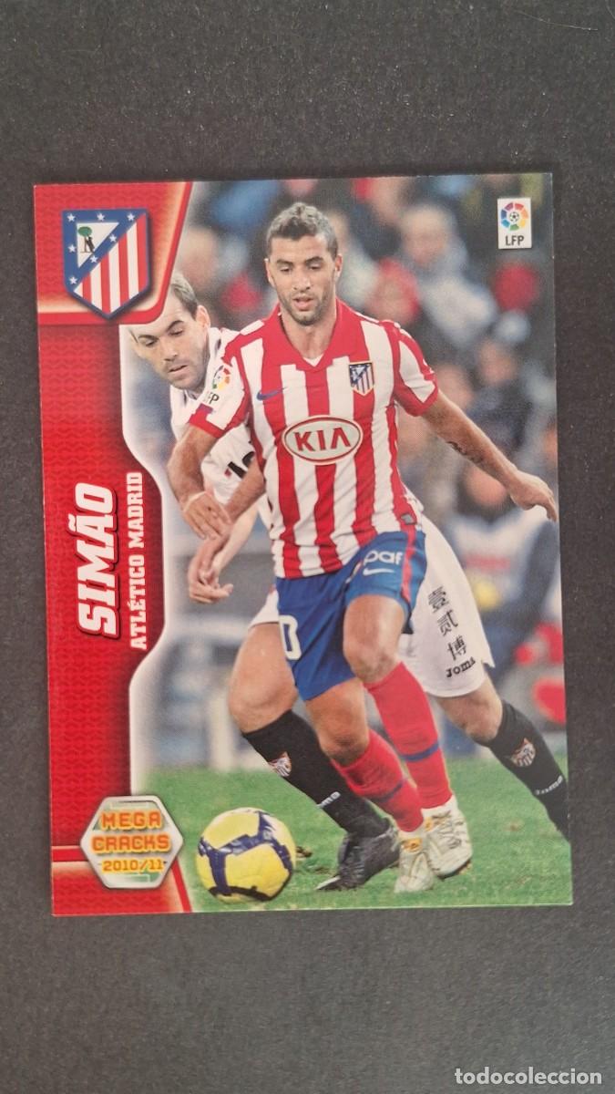 Cromos de F&uacute;tbol: L1 SIMAO ATLETICO DE MADRID 51 PANINI MEGACRACKS 2010 2011 10 11