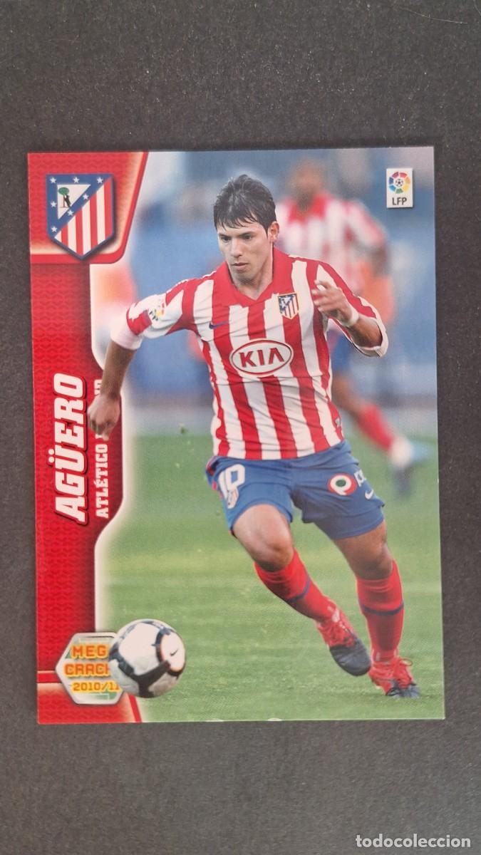 Cromos de F&uacute;tbol: L1 AG&Uuml;ERO ATLETICO DE MADRID 53 PANINI MEGACRACKS 2010 2011 10 11