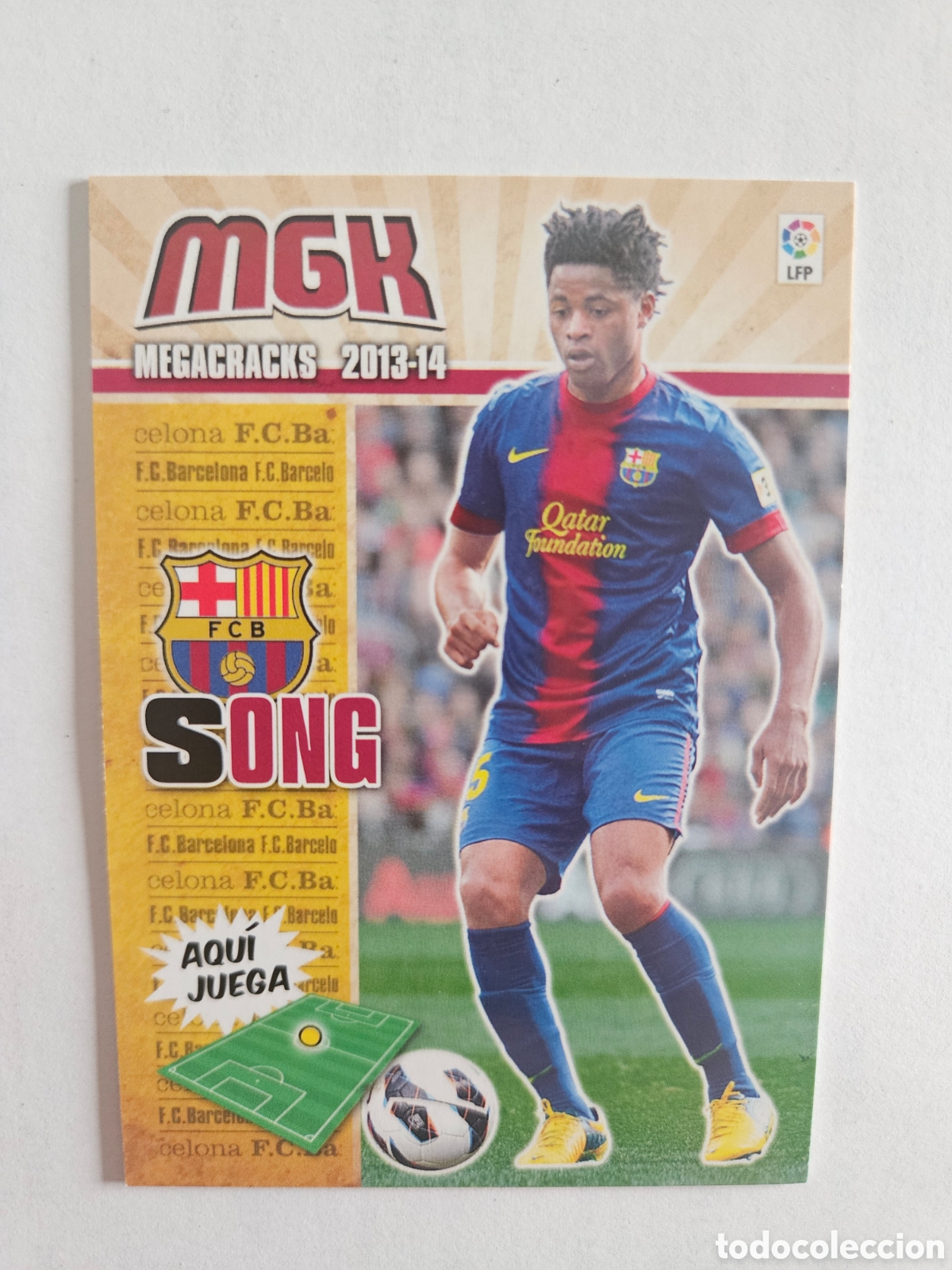Cromos de F&uacute;tbol: Megacracks 2013 2014 13 14 panini Song n&deg; 66 Barcelona