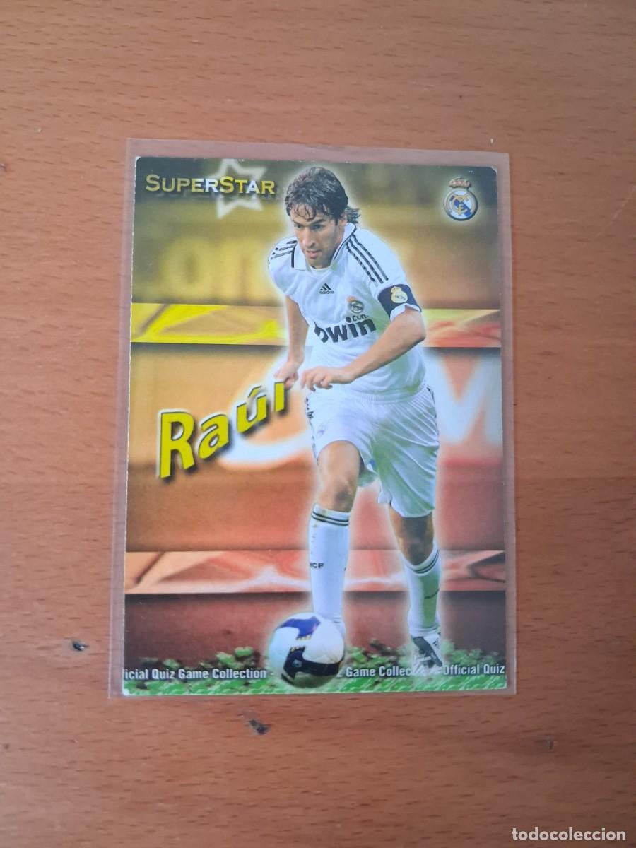 Cromos de F&uacute;tbol: Mundicromo Official Quiz Game Collection 2009 2010 Real Madrid Superstar 54 Raul