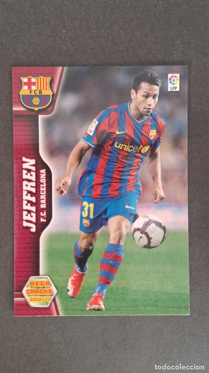 Figurine di Calcio: L1 JEFFREN F. C. BARCELONA 68 PANINI MEGACRACKS 2010 2011 10 11
